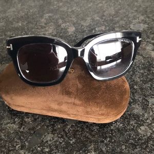 Tom Ford Beatrix Sunglasses, Black